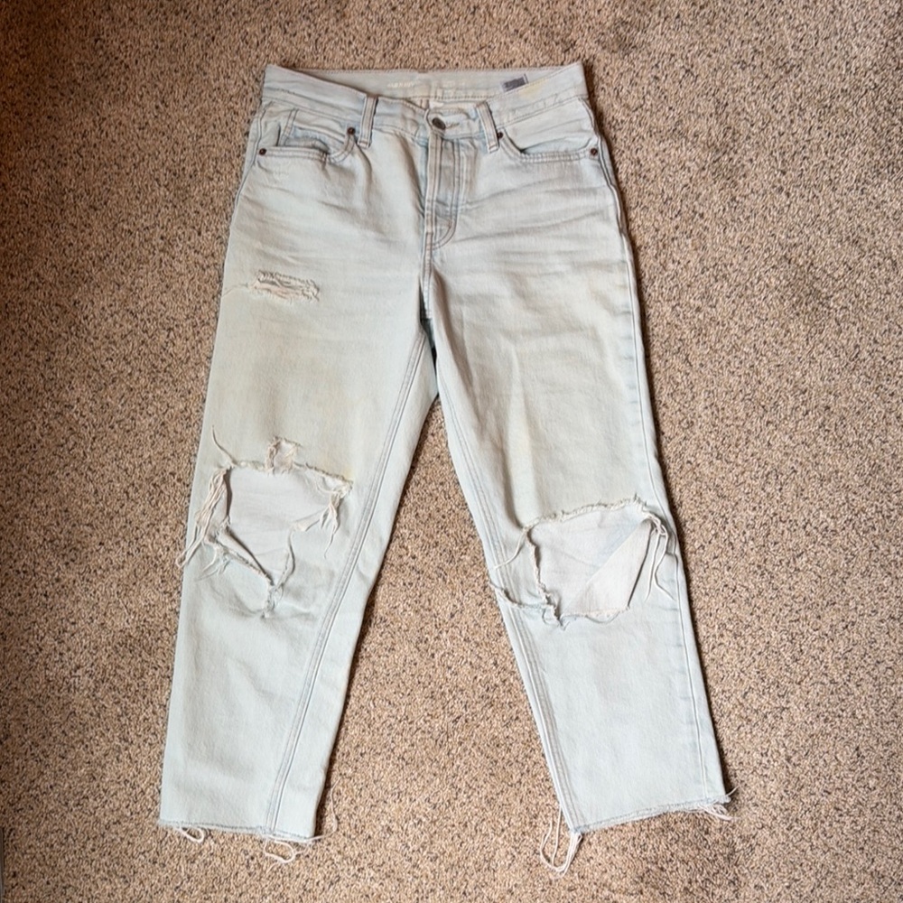 Light Wash Distressed Jeans